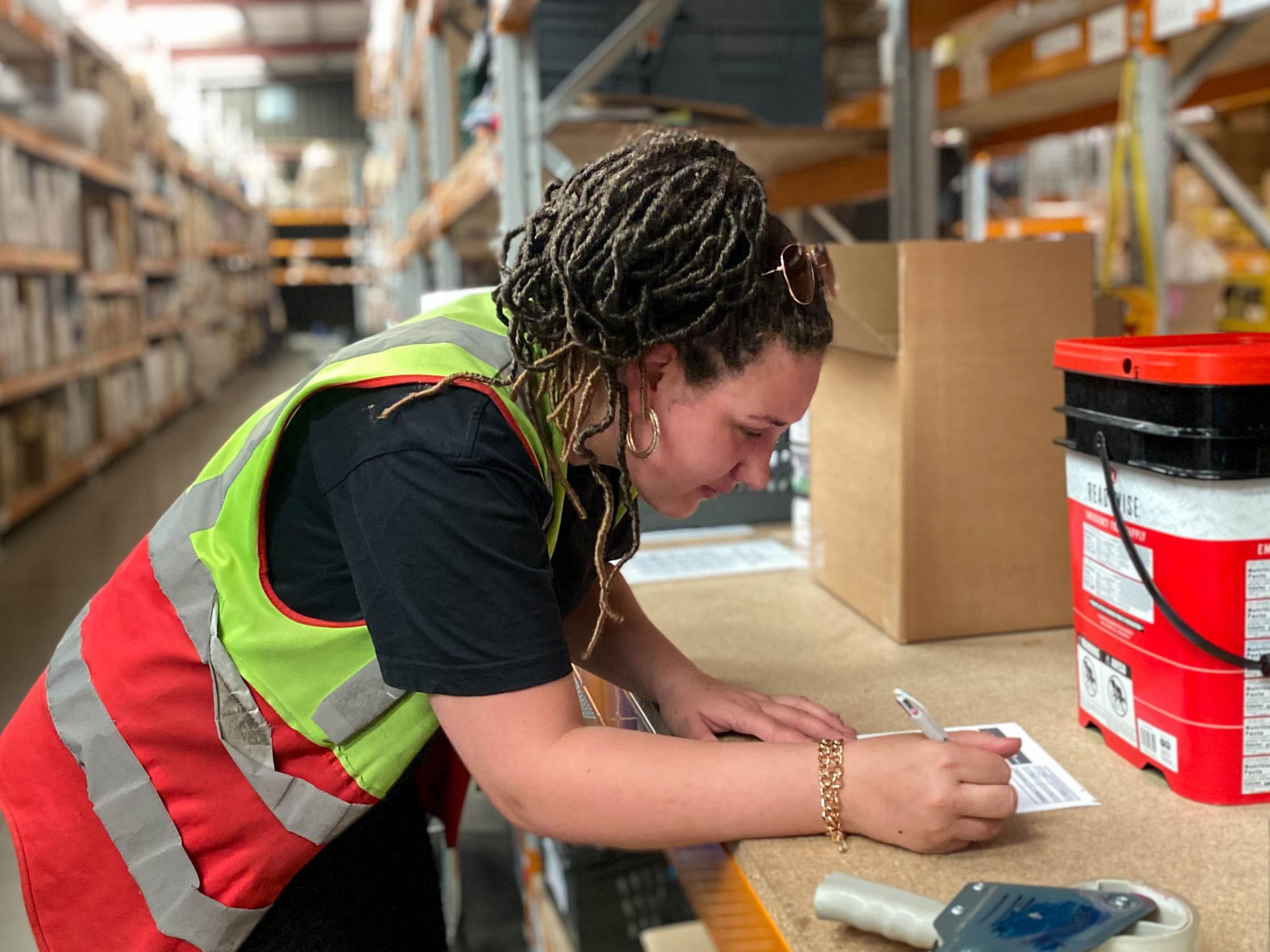 Ogden staff member hard at work