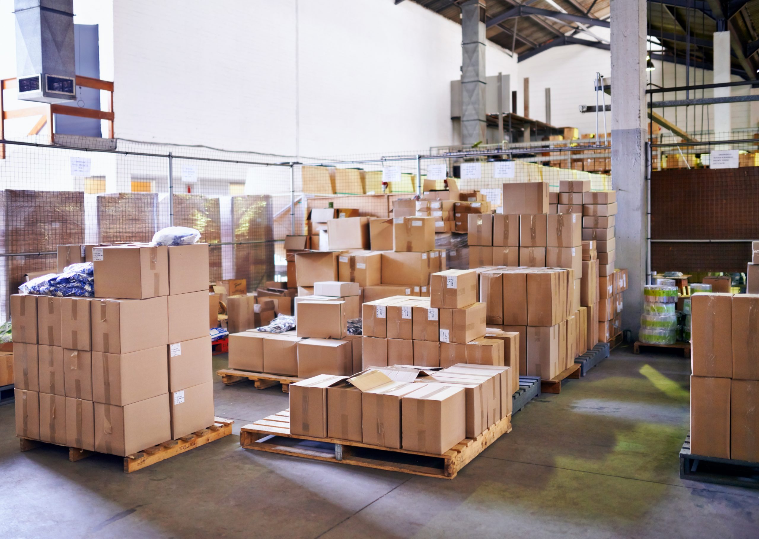 Busy Shipping Warehouse